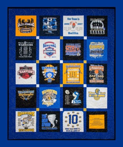 Basketball Blocky Quilt