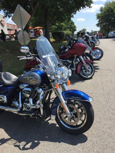 Blue Harley