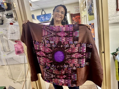 Converting huipils in to a quilt