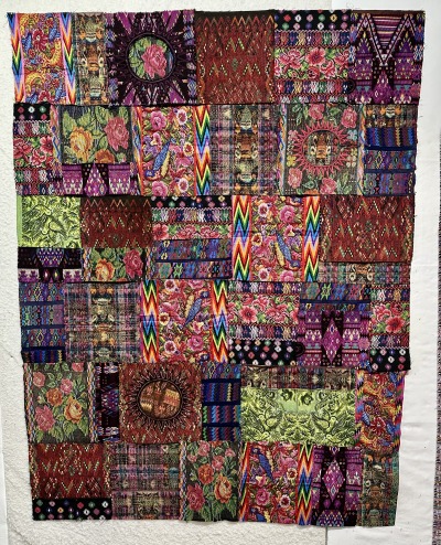 Huipil quilt in progress