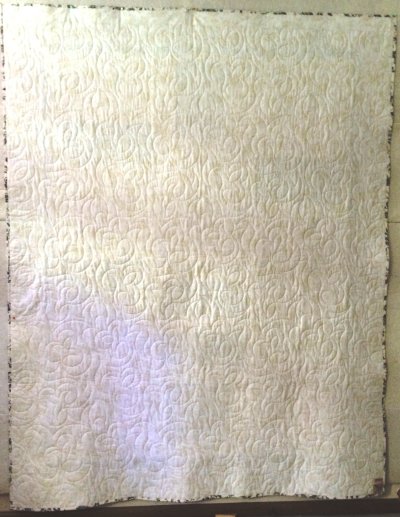 Back of the quilt