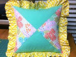 Square Ruffly Pillow