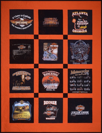 Harley Motorcyle Quilt