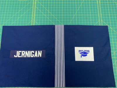 Quilted Graduation Pillow