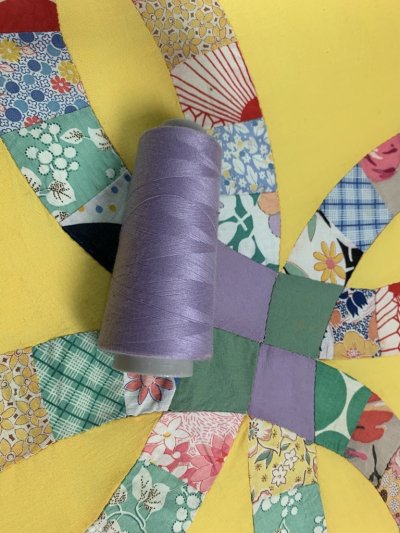 Wedding Ring Quilt and Thread