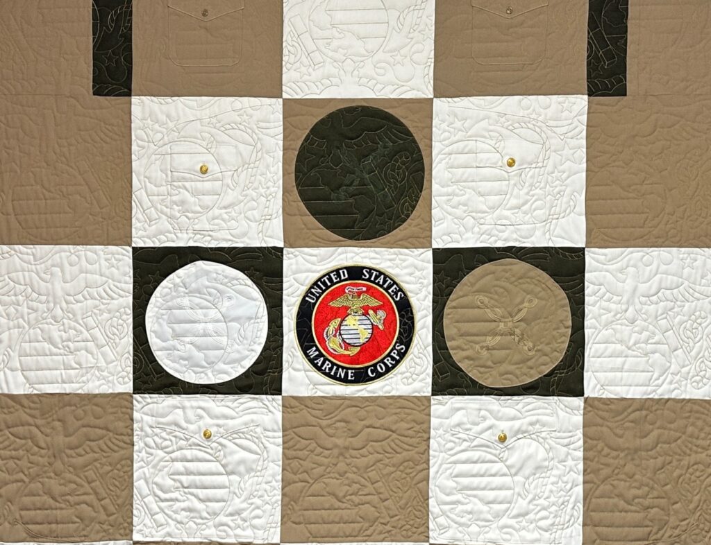 military quilt